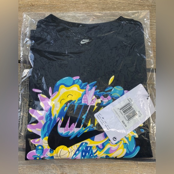 NWT Nike Futura Splash Tee Boys 6 - Picture 2 of 2